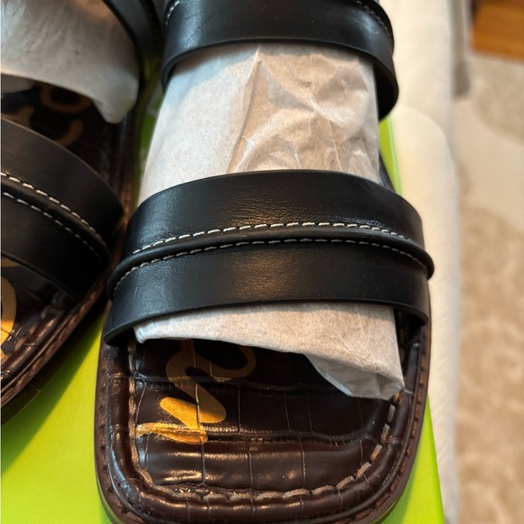 Sam Edelman Black and Brown Sandals - Picture 2 of 9